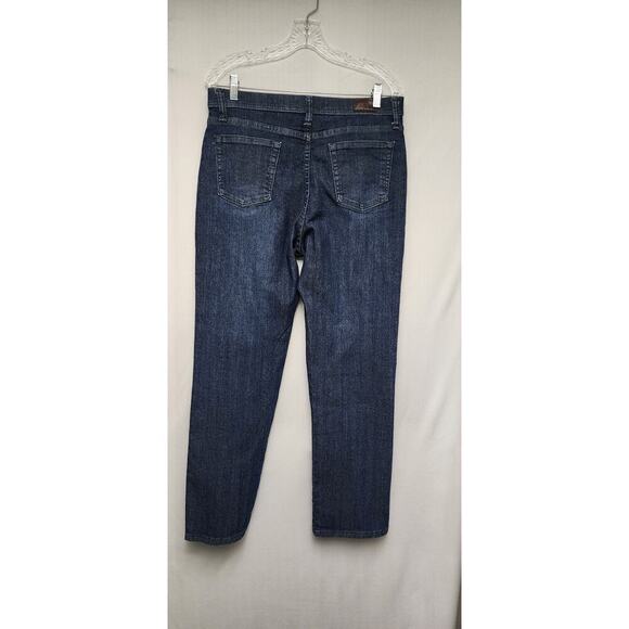Lee Jeans Women’s 12P Blue Denim Classic Fit Straight Leg High Rise - Picture 4 of 8
